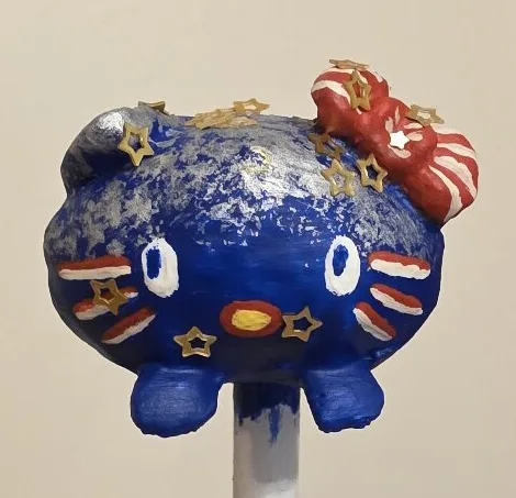 Fourth of July painted mini