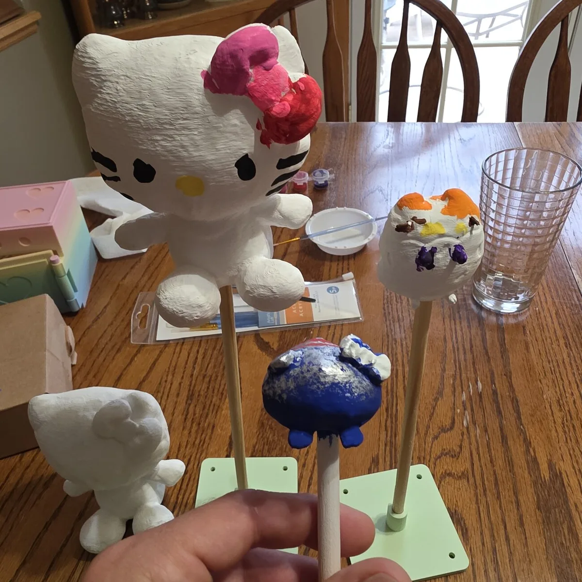 Half the fun is in the painting