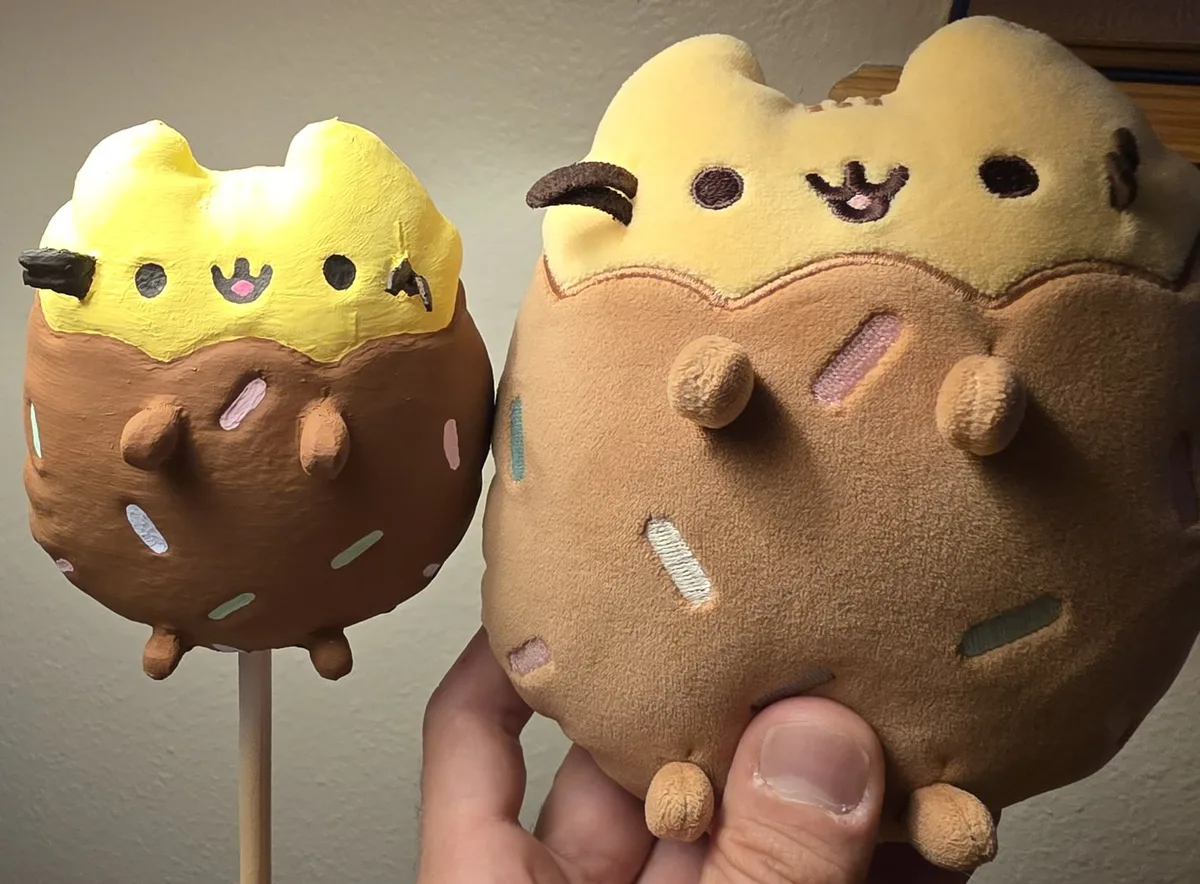 The real thing, and its tiny twin